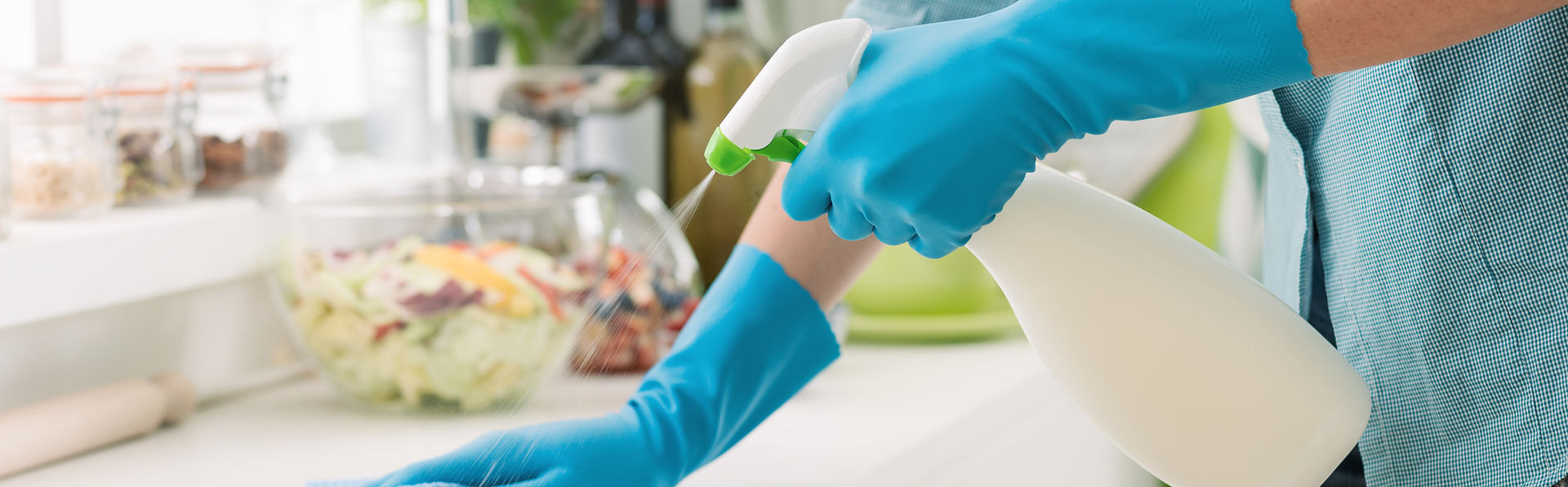 Cleaning the Counter